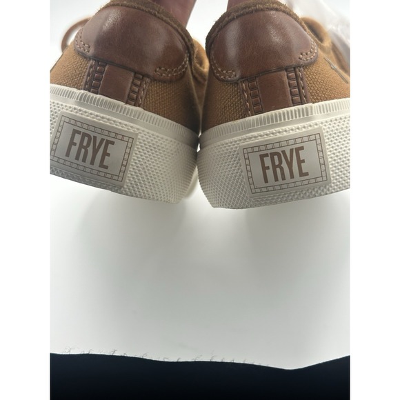 Frye Ludlow Canvas Low Top Sz. 7.5 Brown - Picture 5 of 9
